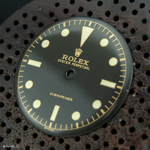 Restauración esfera de reloj rolex Oyster Perpetual SUBMARINER VINTAGE.