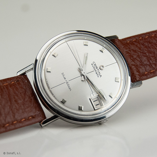 CERTINA: Reparar reloj Certina Automatic Blue Ribbon antiguo. Certina Vintage watch.