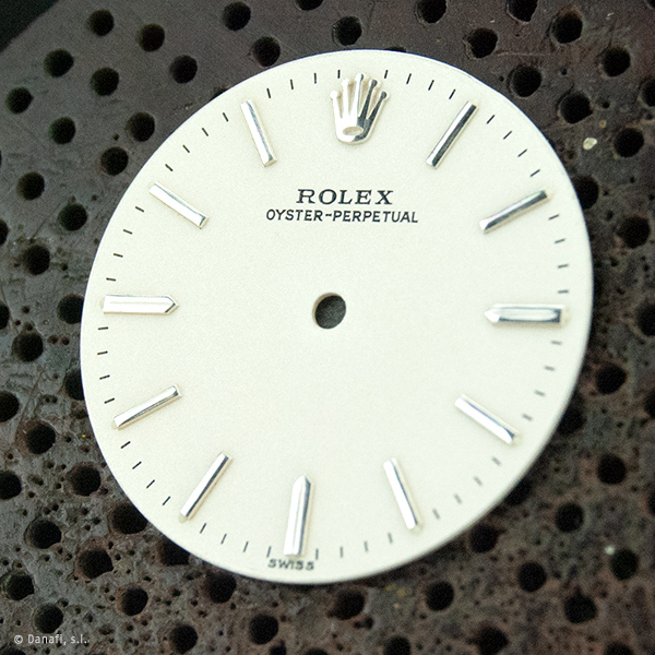 Restauración esfera de reloj Rolex Oyster Perpetual 31 mm Lady. Referencia 6548