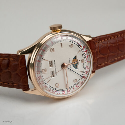 Reparación y restauración reloj triple calendario.