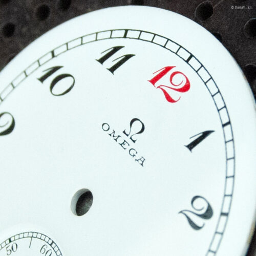 Omega WW1 Reloj vintage de cuerda suizo militar de trinchera dial de porcelana